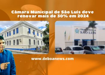 Câmara Municipal de São Luís deve renovar mais de 30% em 2024.