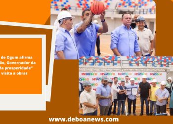 Astro de Ogum afirma ” Brandão, Governador da paz e da prosperidade” em visita a obras.