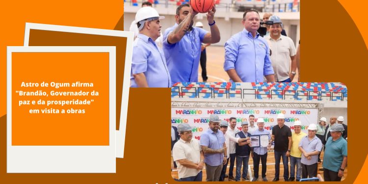 Astro de Ogum afirma ” Brandão, Governador da paz e da prosperidade” em visita a obras.