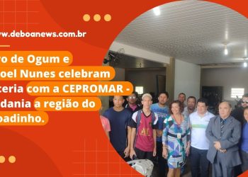Astro de Ogum e Dr. Joel Nunes celebram parceria com a CEPROMAR – cidadania a região do Coroadinho.