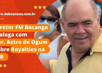 Diretor FM Bacanga dialoga com Ver. Astro de Ogum sobre Royalties na AIB.