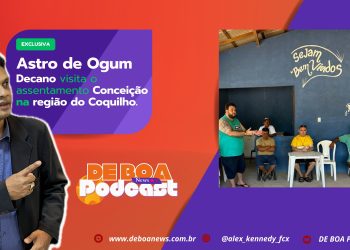 Astro de Ogum – Decano visita o assentamento Conceição na região do Coquilho.