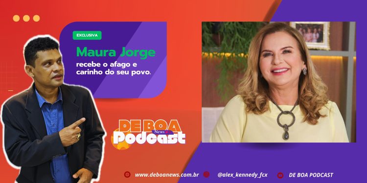 Maura Jorge – recebe o afago e carinho do seu povo.
