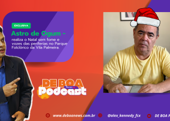 Astro de Ogum realiza o Natal sem fome e vozes das periferias no Parque Folclórico da Vila Palmeira.