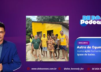 Astro de Ogum numa ação humanitária no Ipase de baixo.