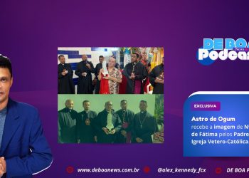 Astro de Ogum recebe a imagem de Nª. Sª. de Fátima pelos Padres da Igreja Vetero-Católica.