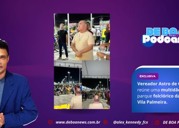 Astro de Ogum reúne uma multidão no Parque Folclórico da Vila Palmeira.