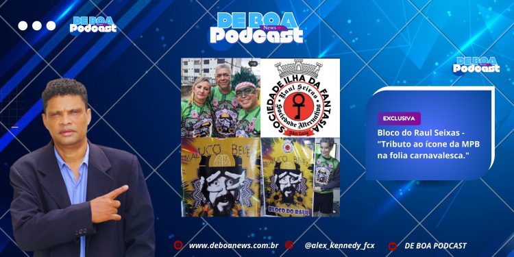 Bloco do Raul Seixas – Tributo ao ícone da MPB na folia carnavalesca.