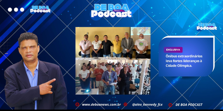 Ônibus extraordinários leva fortes lideranças a Cidade Olímpica.