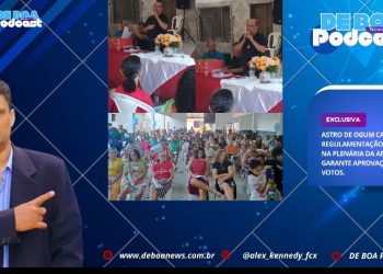 Astro de Ogum carimba a regulamentação da Lei MACAIB na Plenária da Areinha e garante aprovação com 30 votos.
