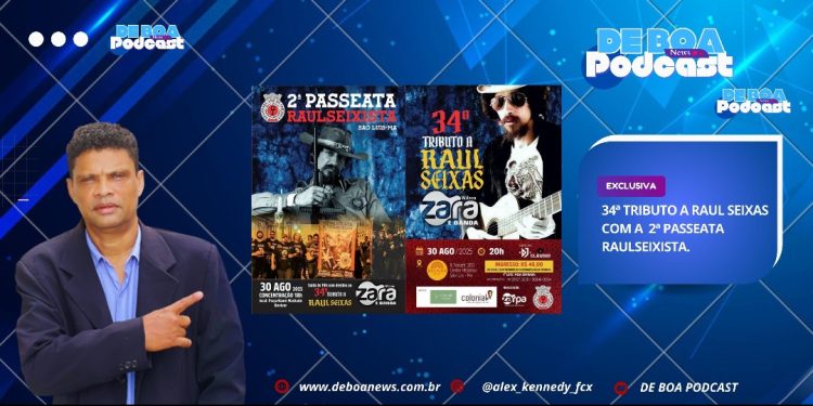 34° Tributo a Raul Seixas com a  2ª Passeata RAULSEIXISTA.