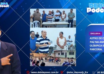 Astro de Ogum sela paz na AMCOL na Cidade Olímpica e celebra parceria.