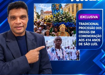 Tradicional Procissão dos Orixás em comemoração aos 414 anos de São Luís.