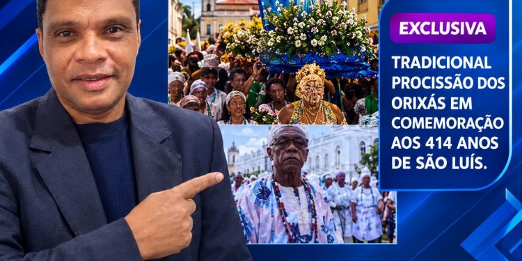 Tradicional Procissão dos Orixás em comemoração aos 414 anos de São Luís.